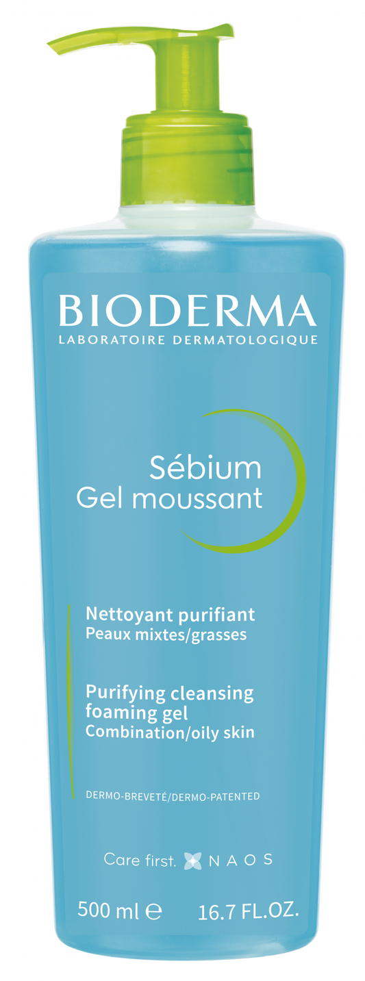 BioDerma Sebium Moussant Purifying Foaming Gel (500ml)