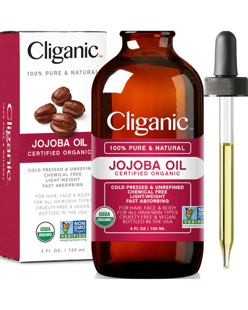 Cliganic Certified Organic Jojoba Oil 120ml